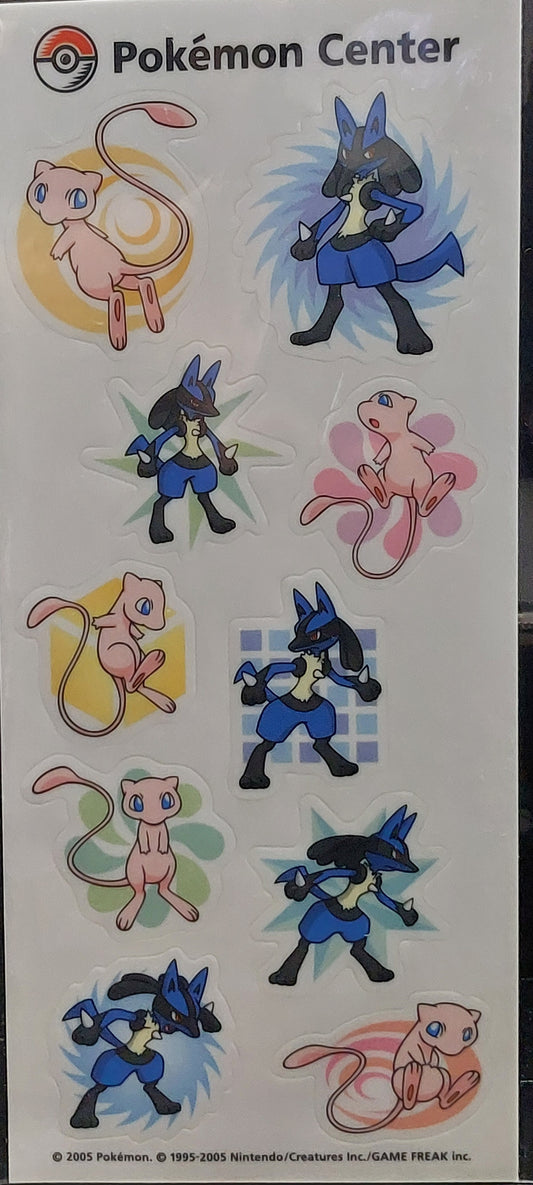 Pokemon Center Sticker Sheet (2005)