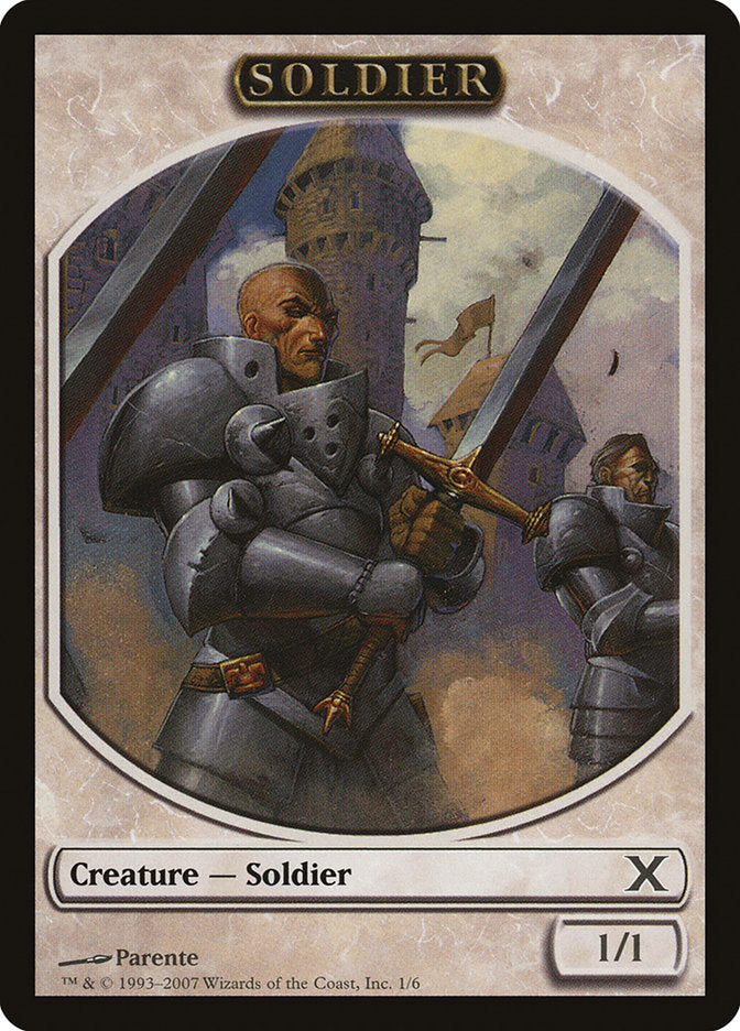 Soldier Token [Tenth Edition Tokens]