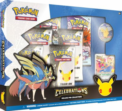 Pokemon Celebrations Deluxe Pin Collection Zacian LV. X