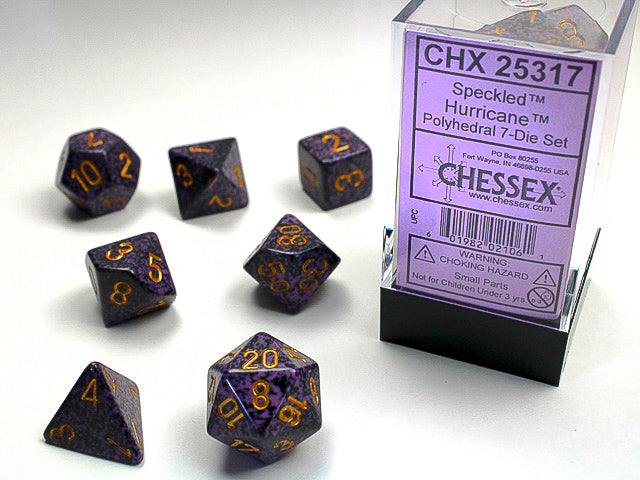 Chessex Speckled® Polyhedral Hurricane™ 7-Die Set