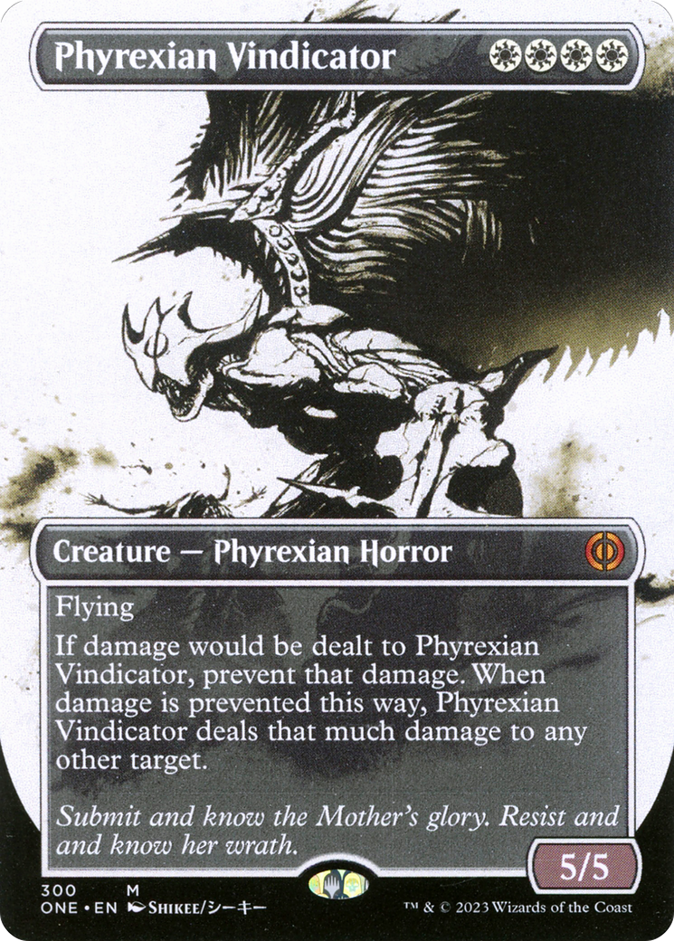 Phyrexian Vindicator (Borderless Ichor) [Phyrexia: All Will Be One]