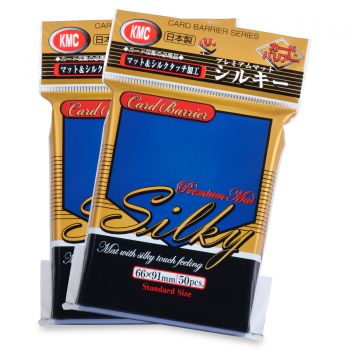KMC Hyper Matte Premium SILKY Blue 50ct Standard Size Sleeves