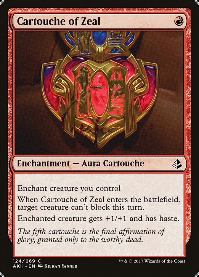 Cartouche of Zeal [Amonkhet]