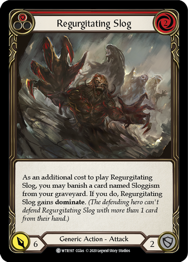 Regurgitating Slog (Red) [U-WTR197] (Welcome to Rathe Unlimited)  Unlimited Rainbow Foil