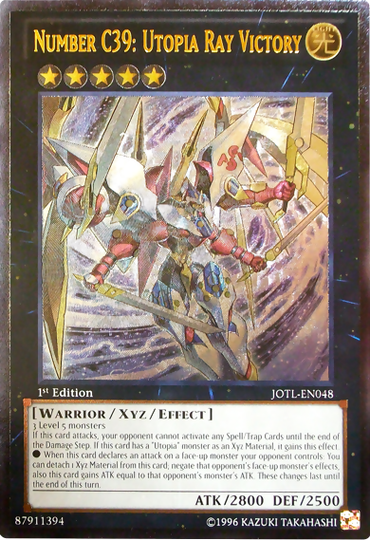 Number C39: Utopia Ray Victory (UTR) [JOTL-EN048] Ultimate Rare