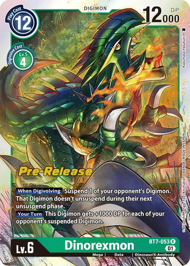 Dinorexmon [BT7-053] [Next Adventure Pre-Release Cards]