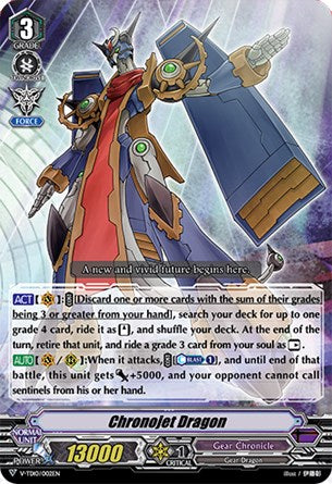 Chronojet Dragon (Parallel Foil) (V-TD10/002EN) [Chronojet]