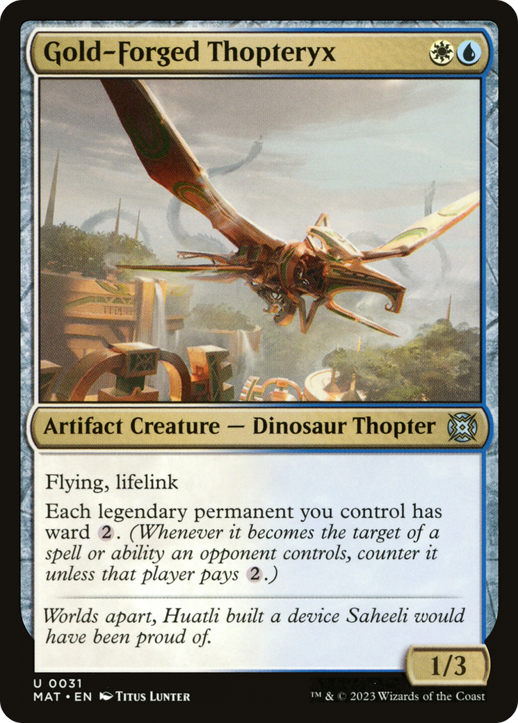 Gold-Forged Thopteryx [MAT - 31]