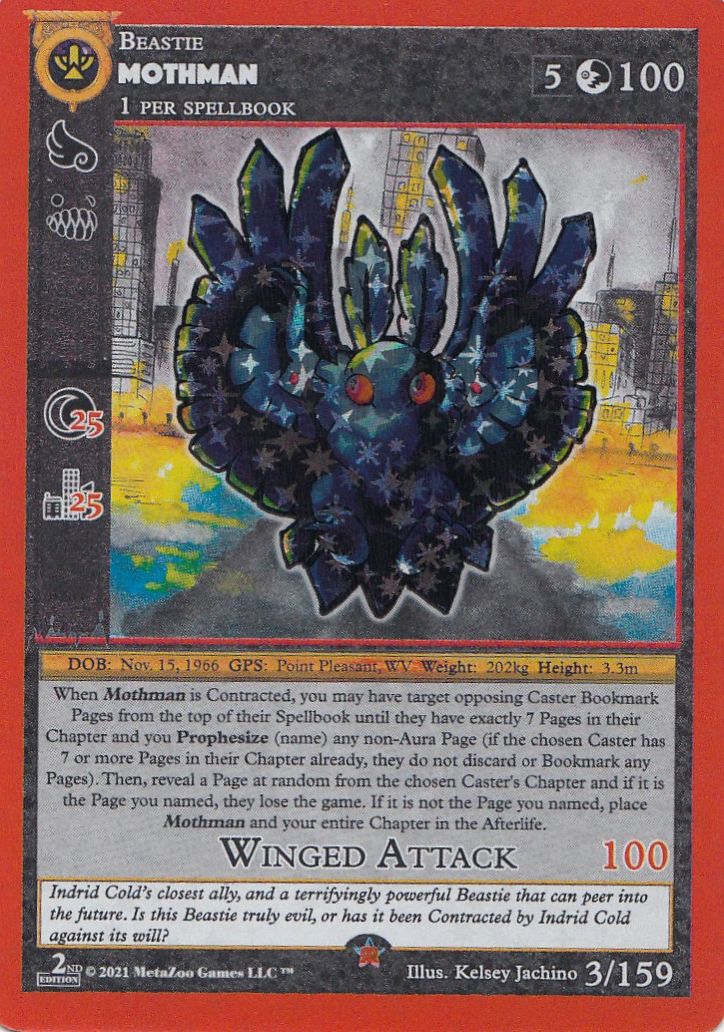 mothman yugioh card Danger! Mothman! ( Perigo! Homem-mariposa! ) may be 1st or Unlimited Edition Yu-Gi-Oh! Danger! Mothman! SOFU-EN084 Super
