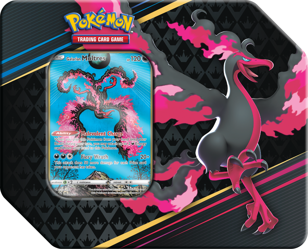 Pokemon TCG: Crown Zenith Tin [Galarian Moltres]