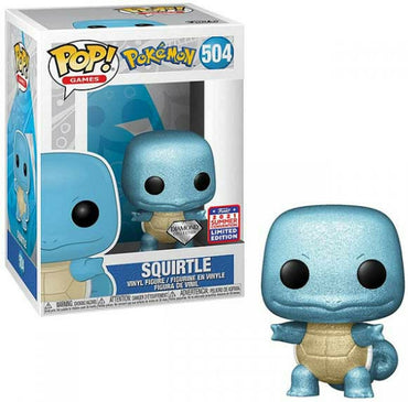 Funko POP! Games: Pokemon Squirtle Diamond Collection 2021 Exclusive