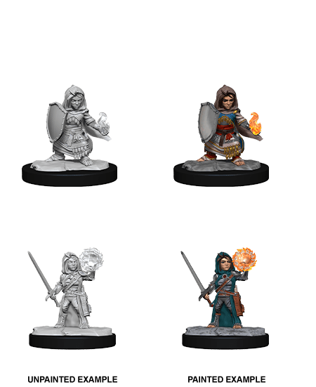 Pathfinder Deep Cuts: Halfling Cleric Female