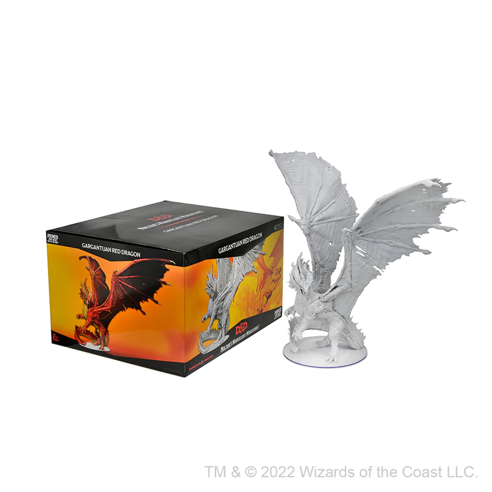 D&D Nolzur's Marvelous Miniatures: Gargantuan Red Dragon (Unpainted)