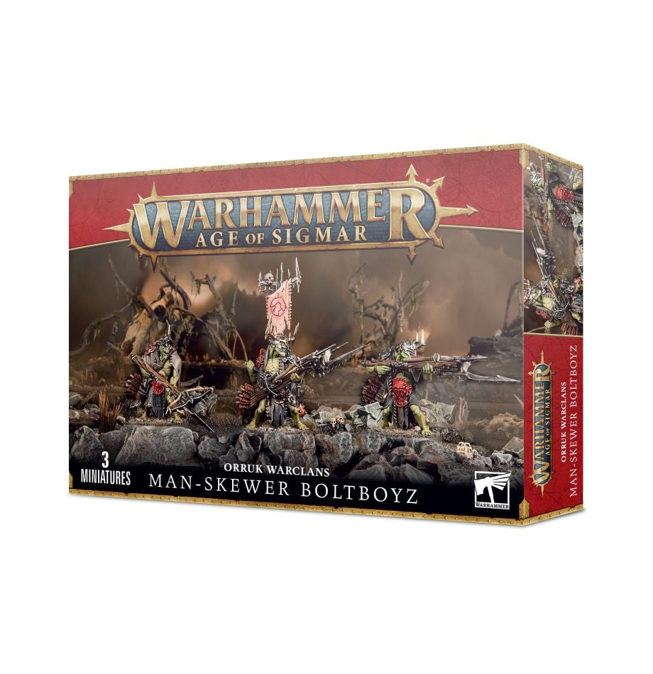 Warhammer: Age of Sigmar - Orruk Warclans - Man-Skewer Boltboyz