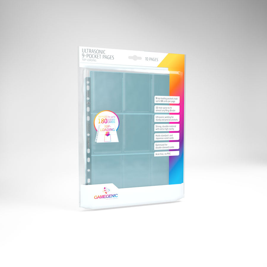 GAMEGENIC - ULTRASONIC 9-POCKET PAGES TOP-LOADING