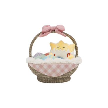 Pokemon Center Original Plush Toy Togepi in Basket - Pikachu's Easter Egg Hunt