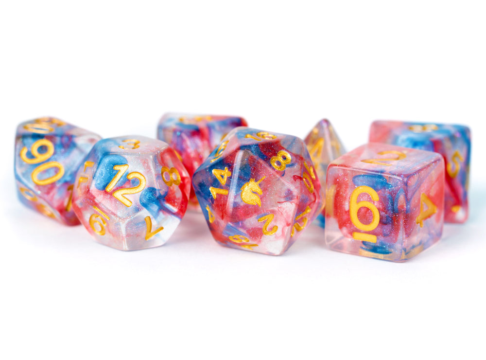 Metallic Dice Games - Cosmic Carnival 16mm Poly Dice Set