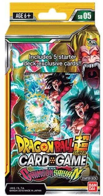 Dragon Ball Super Card Game - Crimson Saiyan Starter Deck