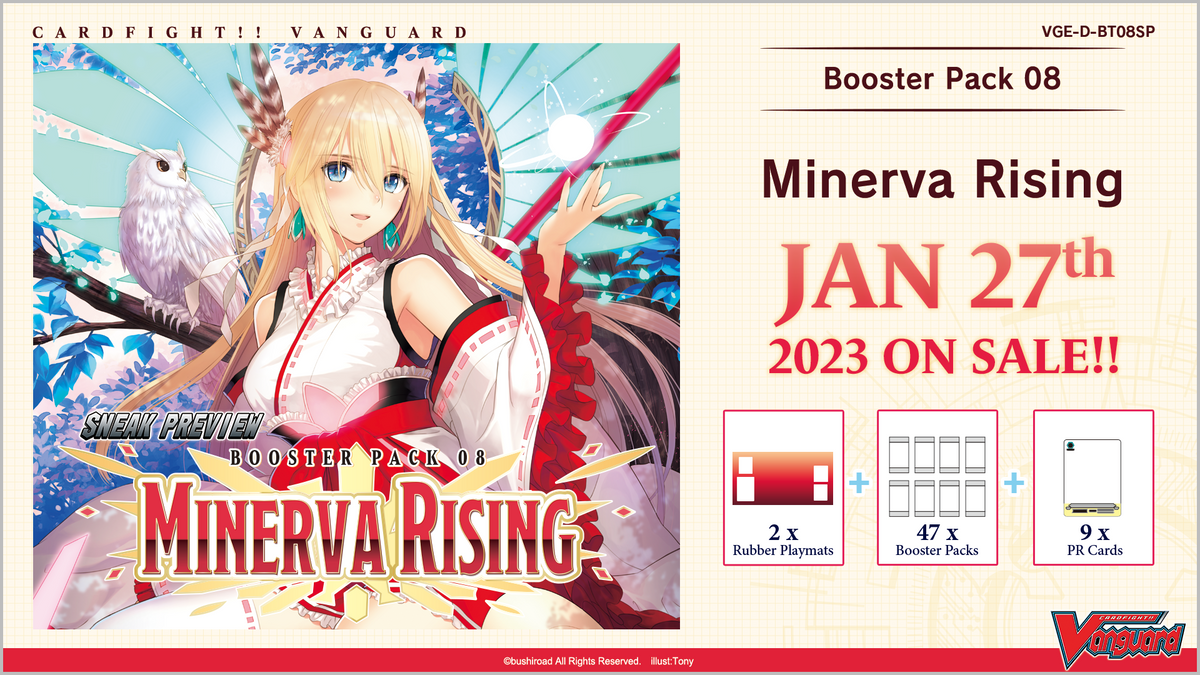 Cardfight! Vanguard: Minerva Rising (D-BT08) Sneak Preview