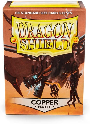 Dragon Shield 100ct Matte Standard Sized Sleeves - Copper