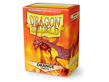 Dragon Shield 100ct Matte Standard Size Sleeves - Orange