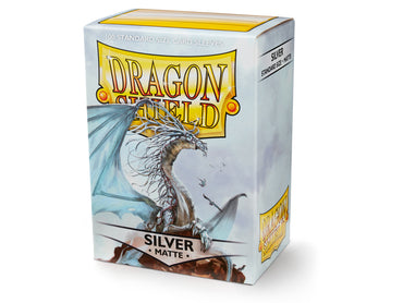 Dragon Shield 100ct Matte Standard Size Sleeves - Silver