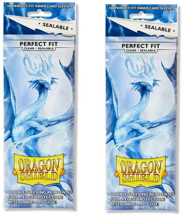 Dragon Shield 100ct Resealable Perfect Fit Standard Sized Sleeves