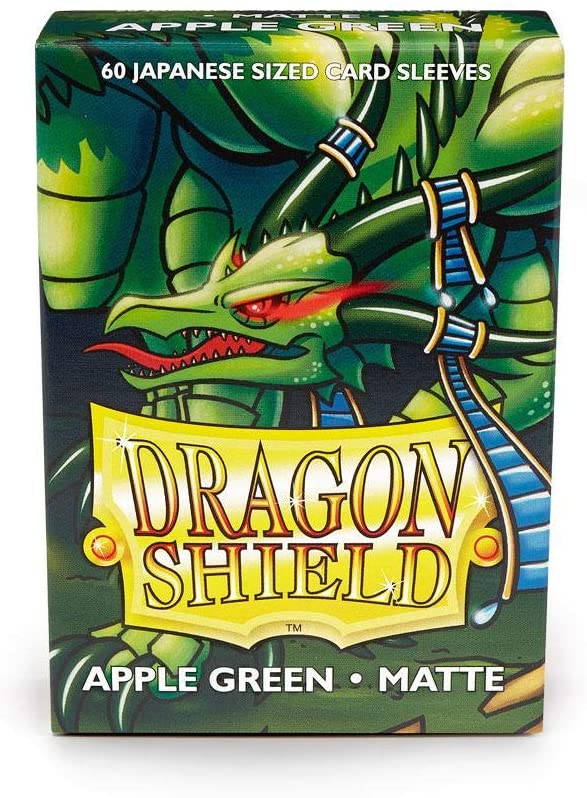 Dragon Shield 60ct Matte Japanese Sized Sleeves - Apple Green