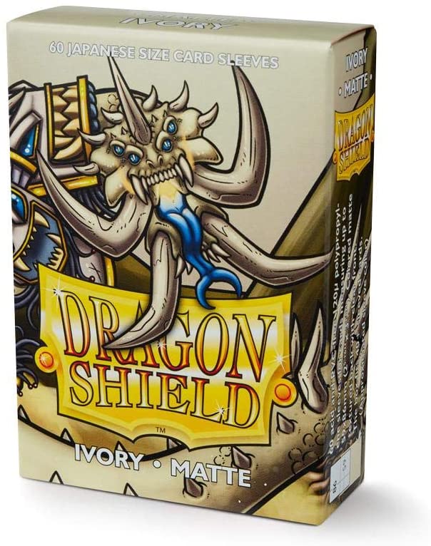 Dragon Shield 60ct Matte Japanese Sized Sleeves - Ivory