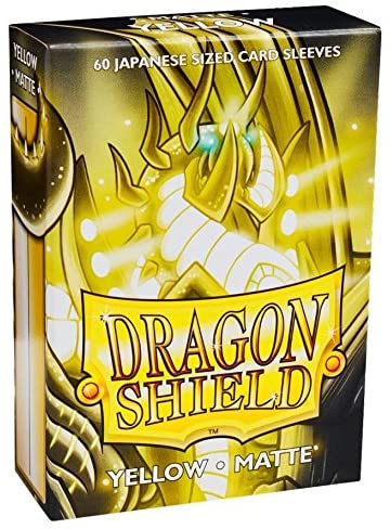 Dragon Shield 60ct Matte Japanese Sized Sleeves - Yellow