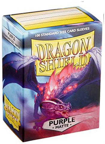 Dragon Shield 100ct Matte Standard Size Sleeves - Purple