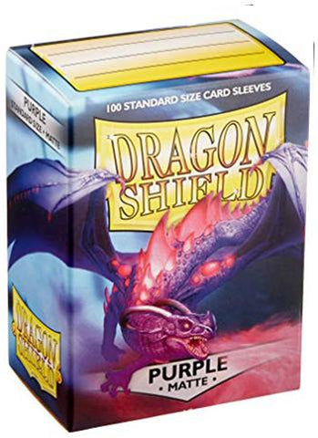 Dragon Shield 100ct Matte Standard Size Sleeves - Purple