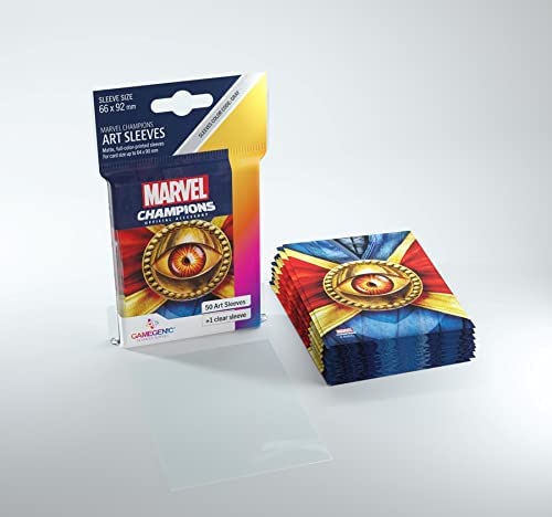 Marvel Champions The Card Game Official Doctor Strange Art Sleeves | Pack of 50 Art Sleeves and 1 Clear Sleeve