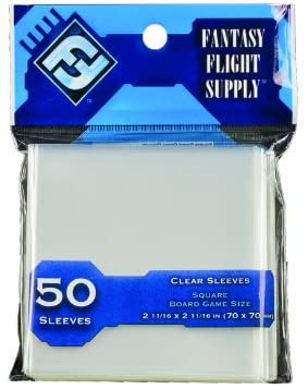 Fantasy Flight - 50 Card Sleeves: Square (Pack)