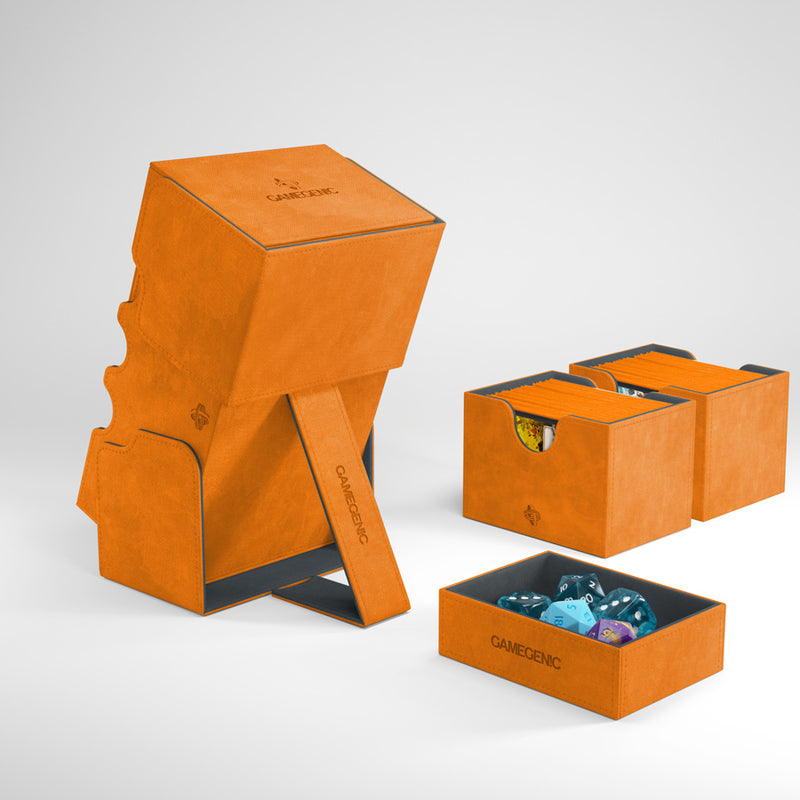 Gamegenic Stronghold 200+ Convertible Deck Box - Orange