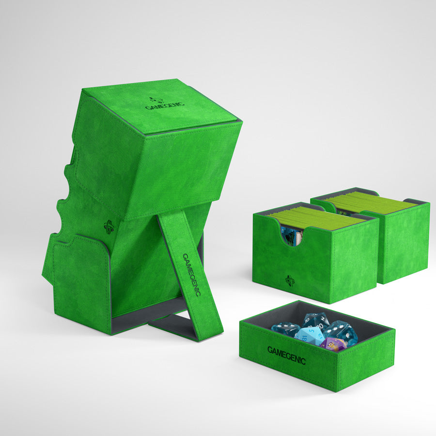 Gamegenic Stronghold 200+ Convertible Deck Box - Green
