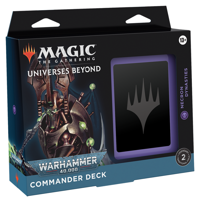 Magic: The Gathering - Universes Beyond: Warhammer 40,000 Commander Deck – Necron Dynasties Commander Deck