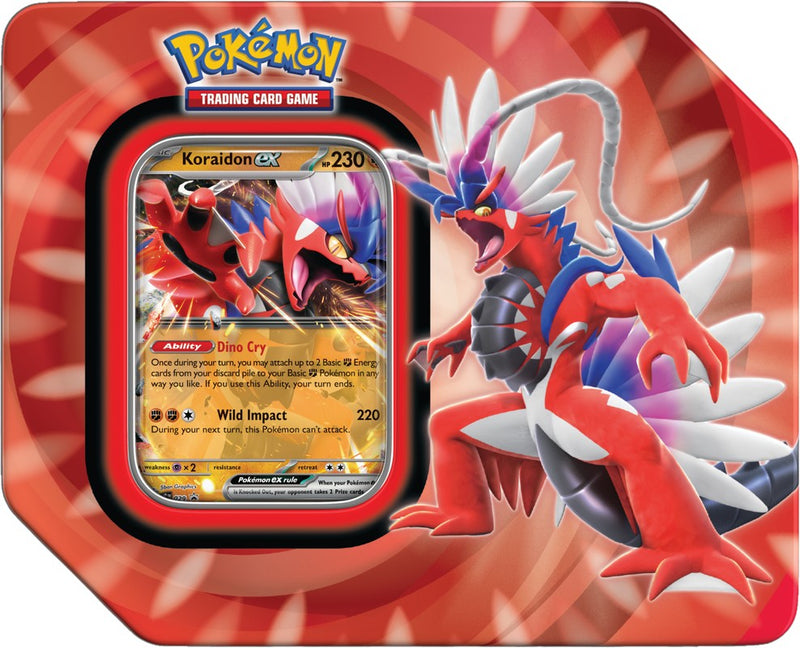 Pokemon TCG: Paldea Legends Tin (Koraidon)