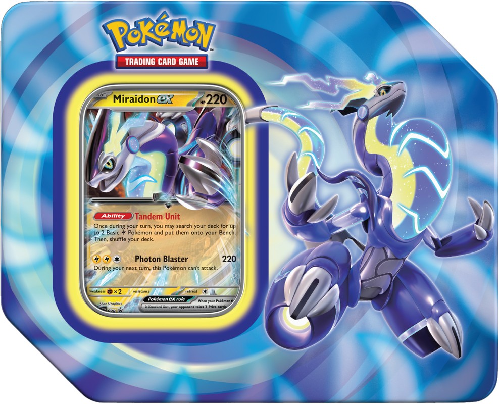 Pokemon TCG: Paldea Legends Tin (Miraidon)