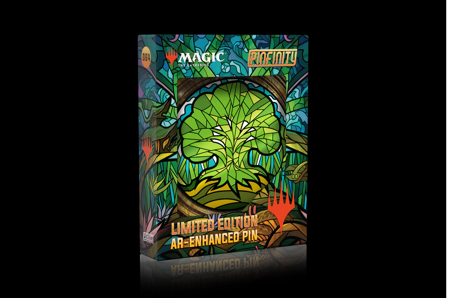 Mtg Stained Glass Forest Ltd Ed Ar Pin (Clcb)