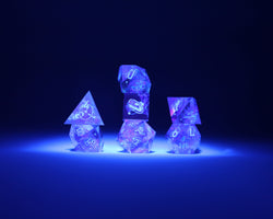 Sirius Dice - Purple Cloak & Dagger 7 Piece Polyhedral Set