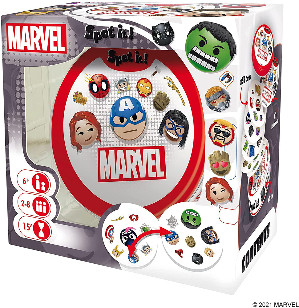 Spot It! Marvel Emojis Card Game