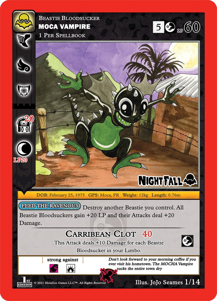 Moca Vampire (Moca Vampire) [Cryptid Nation: Nightfall First Edition Release Event Deck]