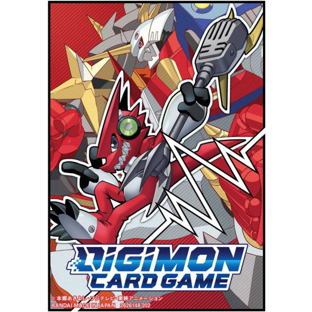 Digimon 2022 Shoutmon & Omegashoutmon 60 Pcs Card Sleeve Sealed