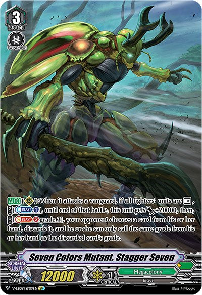 Seven Colors Mutant. Stagger Seven (V-EB09/SP09EN) [The Raging Tactics]
