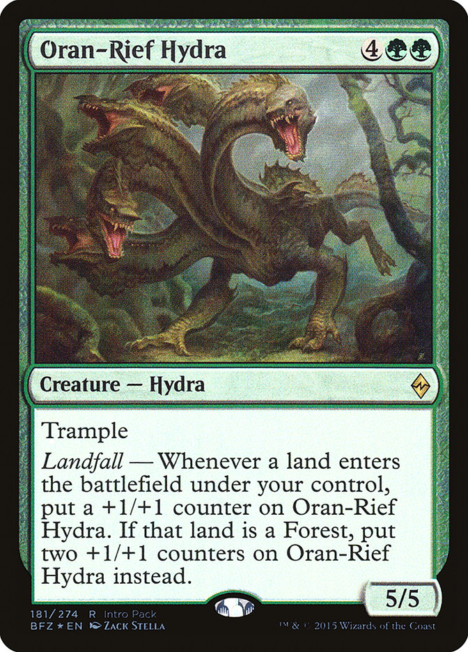 Oran-Rief Hydra (Intro Pack) [Battle for Zendikar Promos]