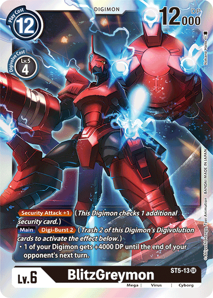 BlitzGreymon [ST5-13] [Starter Deck: Machine Black]