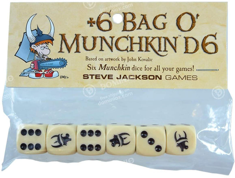 +6 Bag O' Munchkin D6