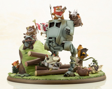 Battle of Endor The Little Rebels Pre-Painted Model Kit