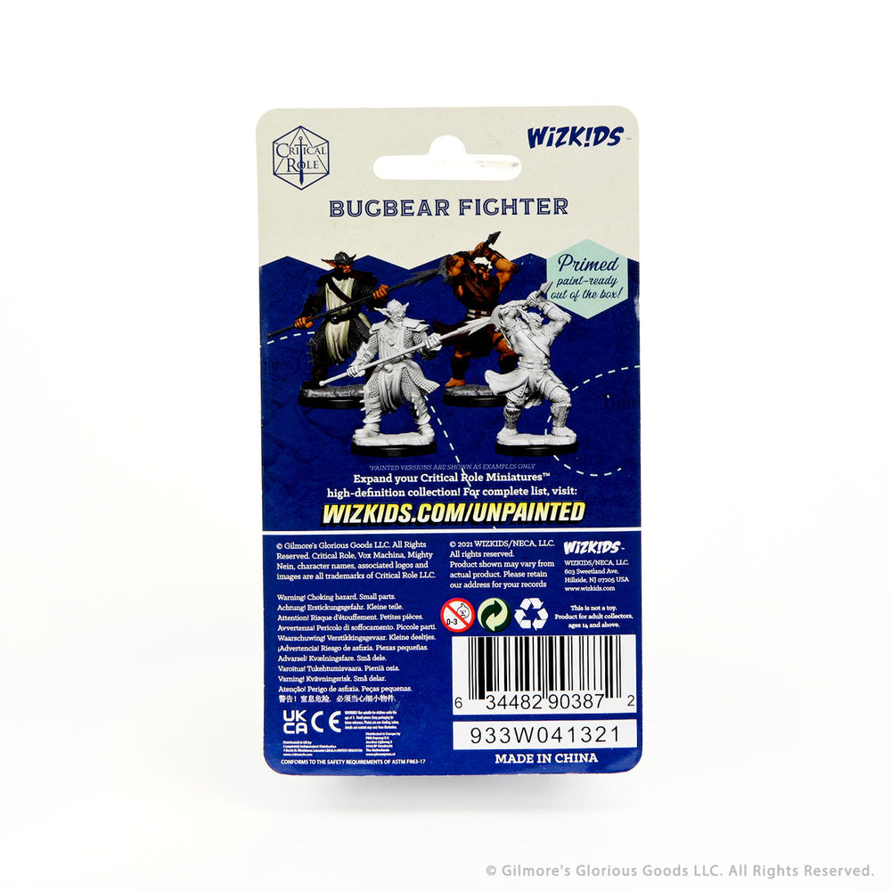 Critical Role Unpainted Miniatures: Bugbear Fighter